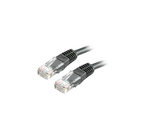 ROLINE kábel, UTP, CAT5e, 0,5m, fekete