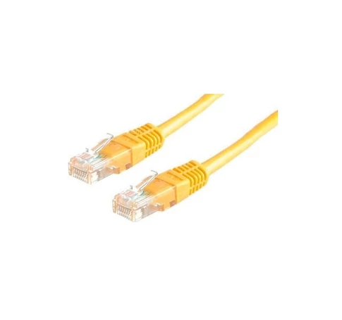 ROLINE Patch kábel, UTP, CAT5e, 2m, sárga