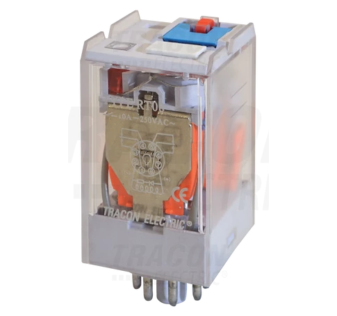 Ipari teljesítmény relé  110V DC / 2×CO (10A, 230V AC / 28V DC)