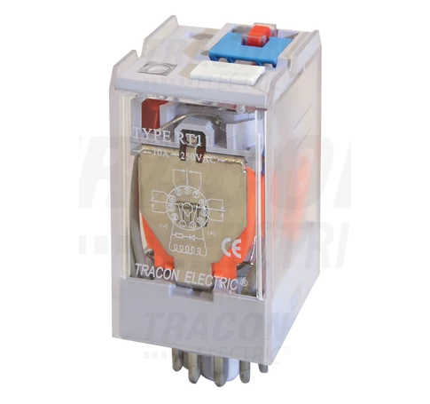 Ipari teljesítmény relé  110V AC / 3×CO (10A, 230V AC / 28V DC)