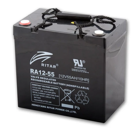 Ritar RA12-55-F11 12V 55Ah zárt ólomakkumulátor