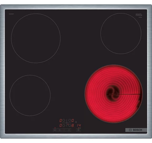 Bosch Serie 4 PKE645BB2E Hob Black Built-in Ceramic 4 zone(s)