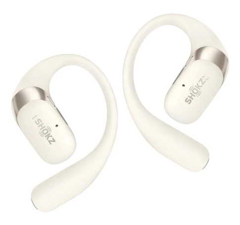 SHOKZ OpenFit 2 Headphones Wireless Ear-hook Calls/Music/Sport/Everyday Beige