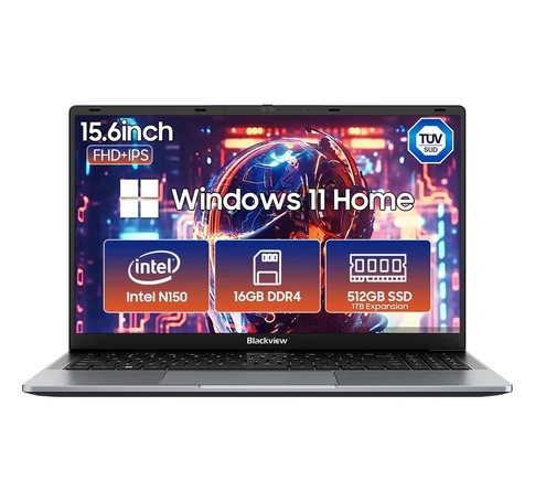 Blackview AceBook 6 N150 15.6”FHD 16GB SSD512 Windows 11 Home Grey