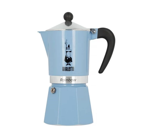 Coffee maker Bialetti Primavera Rainbow 3tz 150 ml Blue