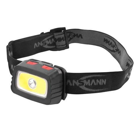 Ansmann HD200B Black, Grey Headband flashlight LED
