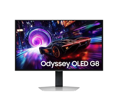 SAMSUNG Gaming 240Hz OLED monitor 27" G8, 3840x2160, 16:9, 250cd/m2, 0.03ms, HDMI/DisplayPort/USB,Pivot