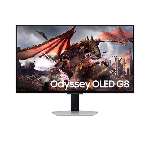SAMSUNG Gaming 240Hz OLED monitor 32"G80SD,3840x2160,16:9,250cd/m2, 0.03ms,DisplayPort/HDMI/USB/WiFi/Bluetooth,hangszóró