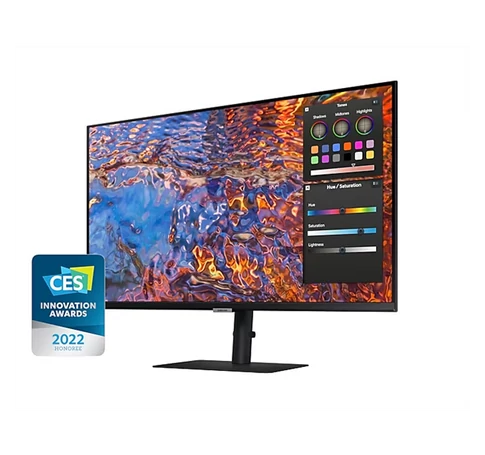 SAMSUNG IPS monitor 32" S80PB, 3840x2160, 16:9, 350cd/m2, 5ms, DisplayPort/HDMI/3xUSB/USB-C/LAN, Pivot