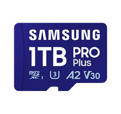 SAMSUNG Memóriakártya, PRO Plus microSDXC kártya 1TB, CLASS 10, UHS-I, U3, V30, A2, + Adapter, R180/W130