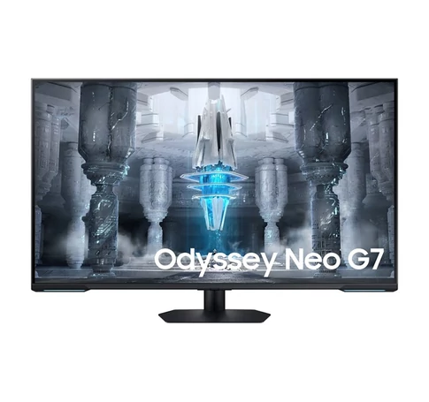 SAMSUNG Smart Gaming 144Hz monitor 43" G70NC, 3840x2160, 16:9, 1ms, HDMI/DP/USB/LAN/,WiFi, Bluetooth, hangszóró