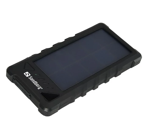 SANDBERG Hordozható akkumulátor, Outdoor Solar Powerbank 16000