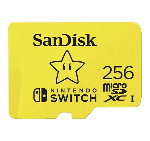 SANDISK 183573, microSDXC KÁRTYA NINTENDO SWITCH 256GB, 100MB/s, U3, C10, A1, UHS-1
