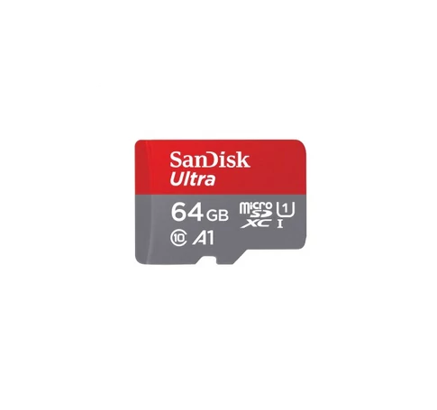 SANDISK 215421, MICROSD ULTRA ANDROID KÁRTYA 64GB, 140MB/s, A1, Class 10, UHS-I