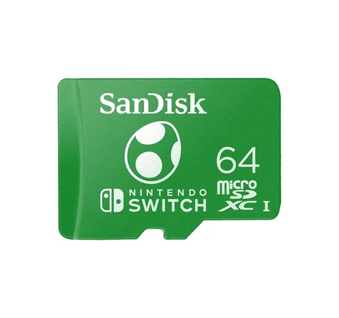 SANDISK 220029, MSDXC KÁRTYA "Nintendo-licensed Yoshi Edition" 64GB,,100/90 MB/s