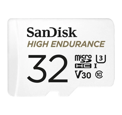 SANDISK 183565, MICRO SDHC KÁRTYA HIGH ENDURANCE 32GB, 100 MB/S, C10, U3, V30