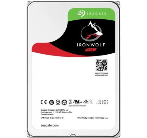 SEAGATE 3.5" HDD SATA-III 10TB 7200rpm 256MB Cache IronWolf