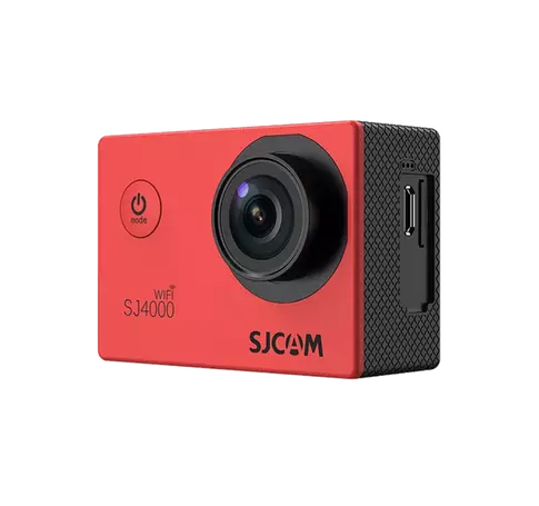 SJCAM Action Camera SJ4000 WiFi, Red,  4K, 30m, 12 MP, vízálló tokkal, LCD kijelző 2.0, időzítő funkció, lassítás