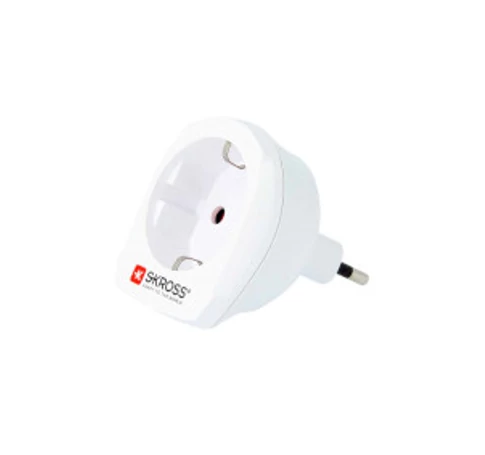 Utazó Adapter Europe-to-Switzerland Földelt