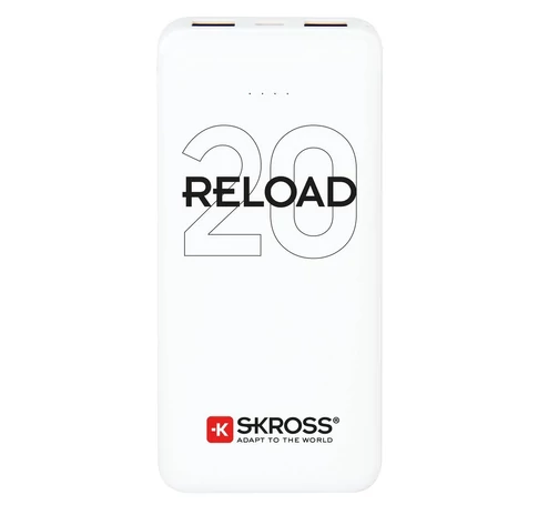 SKROSS Reload20 20Ah power bank USB/microUSB kábellel, két kimenettel