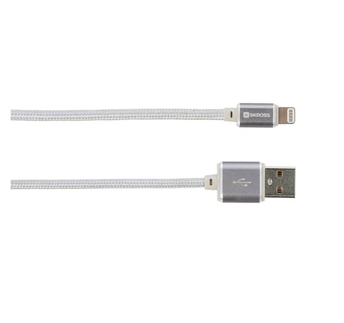 SKROSS Steel Line Chargen Sync Lightning 1m USB kábel
