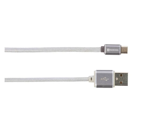SKROSS Steel Line Chargen Sync Micro 1m USB kábel