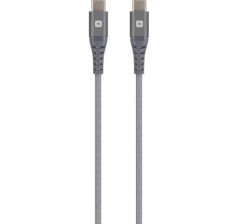 SKROSS Steel Line szinkronkábel USB-C  és  USB-C csatlakozóval - 120 cm