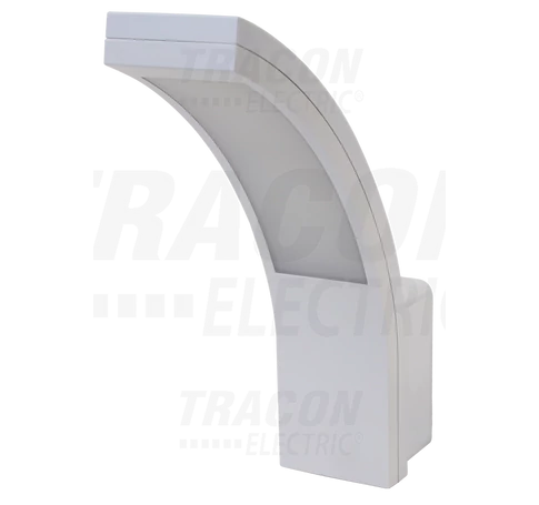 Fali lámpatest, ívelt forma  230 VAC, 15 W, 4500K,, IP54, 1100lm, EEI=G
