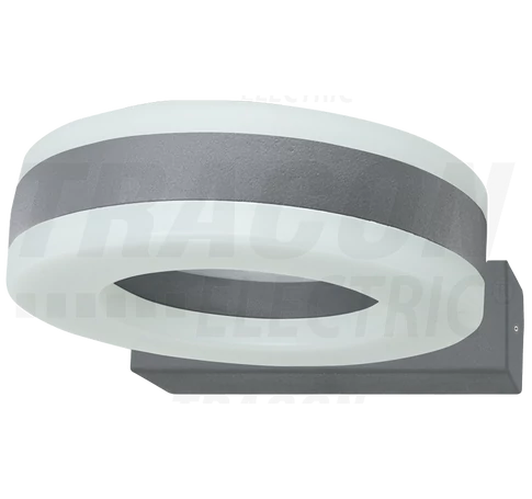 Fali lámpatest, gyűrű forma, antracit  230 VAC, 20 W, 1700 lm, 4500K, IP65, EEI=F