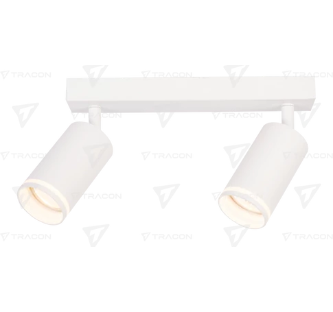 Mennyezeti állítható spot lámpatest, fehér  100-240VAC, 50Hz, 2xGU10, max.2x35W
