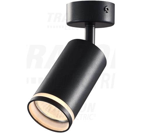 Mennyezeti állítható spot lámpatest, fekete  100-240VAC, 50Hz, 1xGU10, max.35W