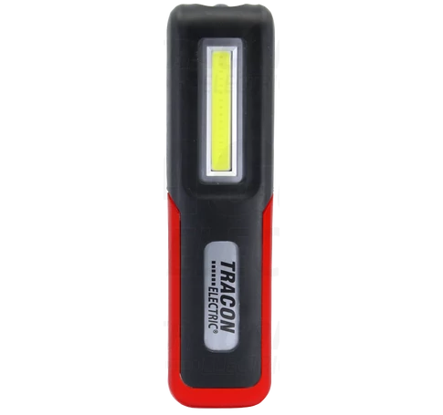 Akkumulátoros LED kézi lámpa  3/3W, 6000K, 3.7V 2000mAh, 100/180lm, IP44, 3,5h