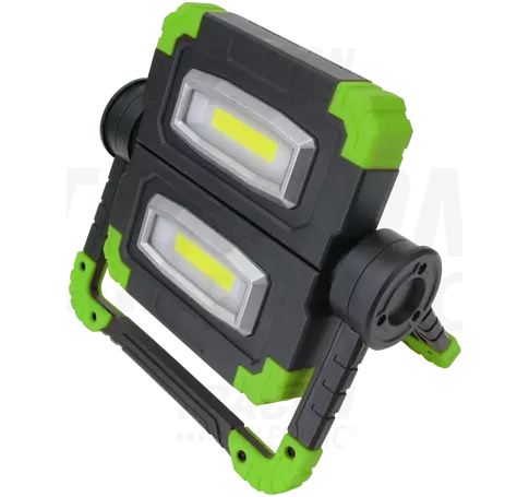 Akkumulátoros LED szerelő reflektor  20 W, 6500 K, 3,7 V, 5000 mAh, Li-Ion, 850 lm, 4 h, IP43