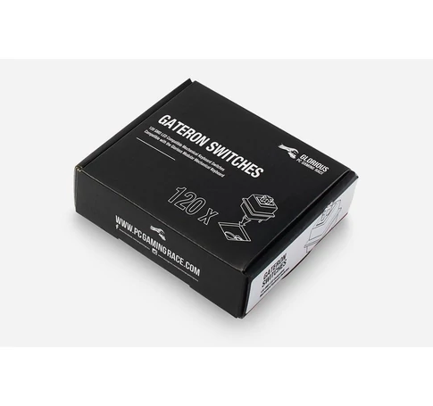 Glorious PC Gaming Race Gateron Black Switches - Linear Silent