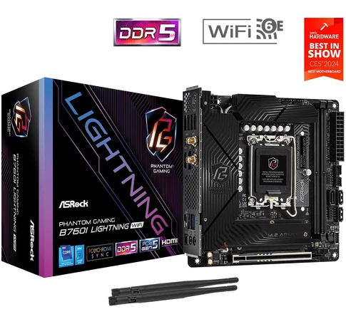 ASRock B760I LIGHTNING WIFI Motherboard