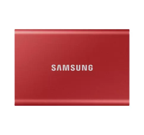 T7 külső USB 3.2 1TB SSD, piros