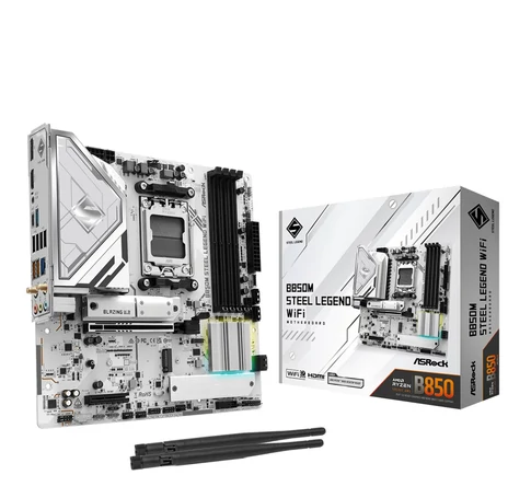Asrock B850M Steel Legend WiFi AMD B850 Socket AM5 micro ATX