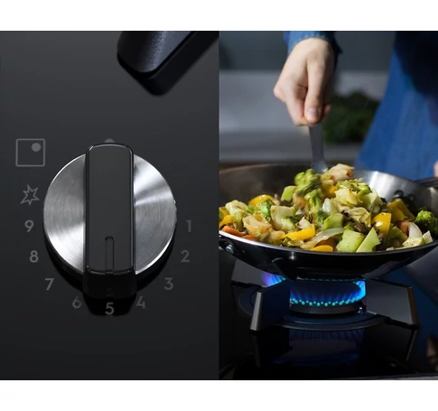 Induction-gas hob ELECTROLUX KDI641723K 800 Mixed 60 cm Black