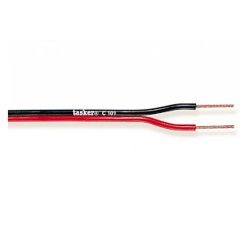 Hangszóró Kábel Tekercsben 2x 0.35 mm² 100 m Fekete/Piros