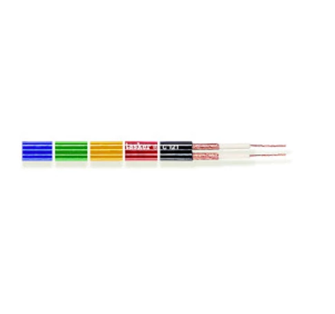 Sztereó Audiokábel Tekercsben 2x 0.25 mm² 100 m Fekete