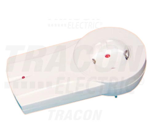 Távkapcsolós csatlakozóaljzat, 5 csatornás, csapos kivitelű  250VAC/3500W