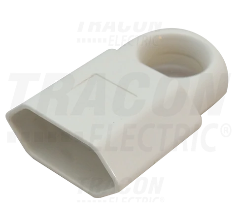 Szerelhető csatlakozóalj,laposhúzható H03VV-F2x0,75  1×EURO, 250VAC, max.10A