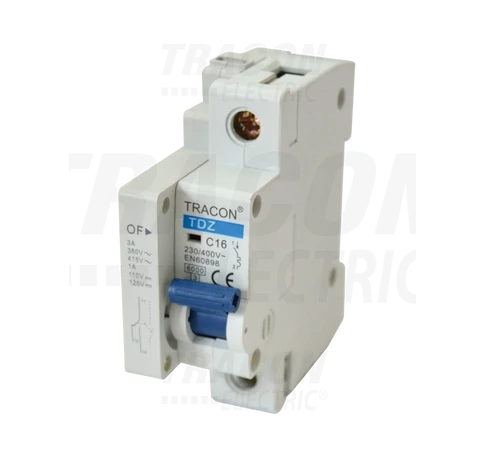 Segédérintkező TDZ kismegszakítóhoz  240V, 6A