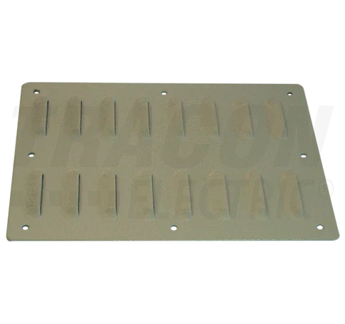 Szellőzőrács fém elosztószekrényhez  L×W=140x140mm, IP43