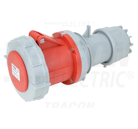 Ipari csatlakozóaljzat, fokozott védelemmel  63A, 400V, 3P+E, 6h, IP67