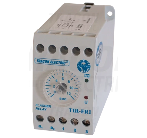 Ütemadó  250V AC, 0,5s / 0-12s, 5A/250V AC, 10A/24V AC/DC