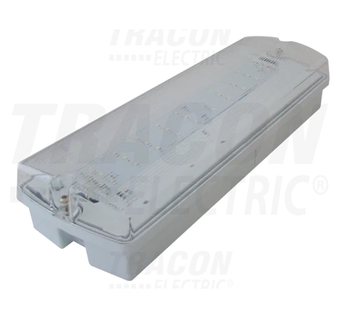 LED-es vészvilágító lámpatest,állandó üzem/készenléti  230V,50 Hz,4W,28×LED,3h,3,6V/1800mAh,Ni-Cd,IP65