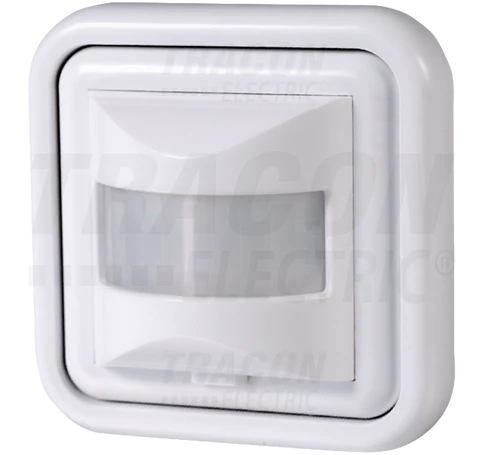Mozgásérzékelő, süllyesztett,fehér  230V, 50Hz, 500W, 190°, 1-9m, 10s-7min, 3-2000lux, IP20