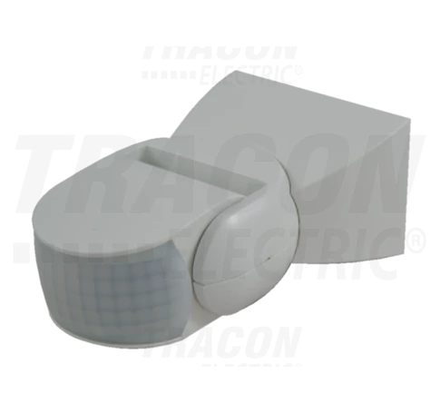 Mozgásérzékelő, infra falra  230V, 50Hz, 180°, max. 12m, 10s-15min, 3-2000lux, IP65