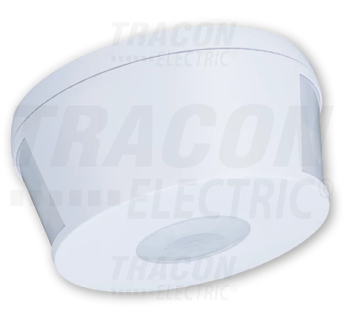 Mozgásérzékelő, infra, mennyezeti, fehér  230V, 50Hz, 360°, 2-15m, 10s-15min, 3-2000lux, IP20